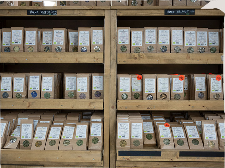 marché paysan thé café