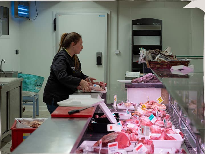 boucherie marché paysan